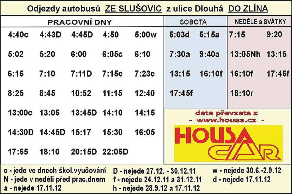 JÍZDNÍ ŘÁDY Oznámení o přerušení dodávky elektrické energie Dne 30. 4.