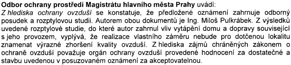 Vzhledem k charakteru a rozsahu výstavby se nepøedpokládá, že by mìl zámìr na tento biokoridor negativní vliv.