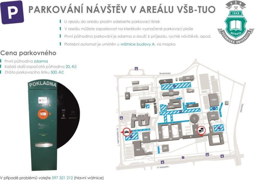 Obr. 7 - Mapa parkoviště