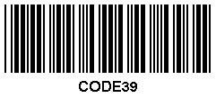 3.3 Jednodimenzionální kódy Mezi základní typy jednodimenzionálních kódů, patří typy Code 39, EAN a 2/5.