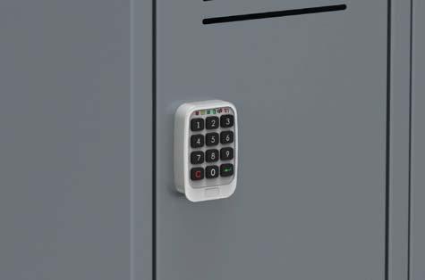 Technické specifikace Vstupní heslo pro otevření dveří; karta nebo klíč nejsou
