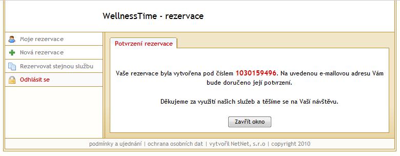 3. PŘIHLÁŠENÍ HOSTA ONLINE Obrázek 6 Online rezervační formulář Po kliknutí na odkaz na online rezervační formulář se host může přihlásit pod sekcí Moje rezervace.