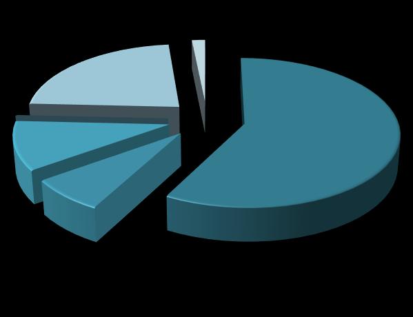 Doplňková činnost 0,00% Fondy 22,66% Jiné příjmy 1,58% Granty a projekty 10,62% Vzdělávací činnost 57,90% Podpora výzkumu a vývoje