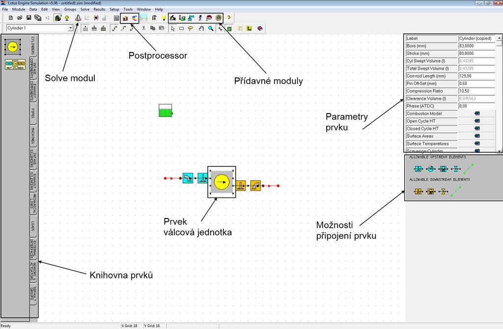 VÝPOČET VÝKONU TURBOGENERÁTORU Combustion analysis tool modul dokáže z naměřených indikačních tlaků sestrojit model hoření směsi ve válci. Tyto data jsou důležité pro zpřesnění prováděných výpočtů.