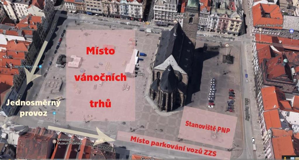 VZS si od ZOS ověřuje vyslané síly a prostředky a pokud tak ZOS ještě neučinil, žádá si autobus HZS a vůz pro MU VZ Plzeň Bory. Úkolem VZS je ve spolupráci s VelZ určit umístění stanoviště PNP.
