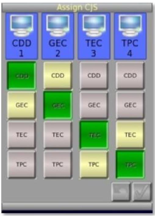 Provozní konfigurace se provádí z CWS TSC pomocí utility, která je zobrazena na obrázku 21.