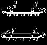 topného tělesa pomocí samostatných připojovacích vedení z rozdělovače Číslo modelu Číslo artiklu Počet Název / funkce 1078 např.