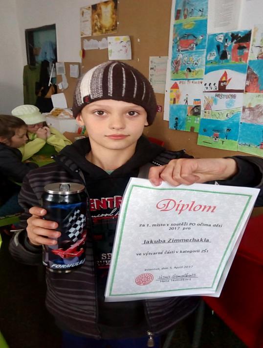 V březnu byla vyhodnocena soutěž PO očima dětí a v základním kole v rámci SDH jsme obdrželi diplomy a drobné ceny. Výsledky Kategorie výtvarná: a) ZŠ 1 1. místo Jakub Zimmerhakl b) ZŠ 2 1.