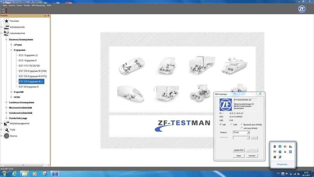 Diagnostika ZF-TESTMAN Pokud by