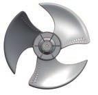 Grooved suction surface 526 mm (1Ø) 4 / 5HP (1Ø) 5 / 6HP (3Ø) 4 / 5 / 6 / 8HP Narrow hub blade (3Ø) 10 / 12HP Super Canon Fan Tip vortex suppressor Vysoká hodnota