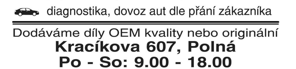 pátek 15:00 17:00 MVDr. Zdeněk Pohanka 775 104 436 (lichý týden) MVDr.