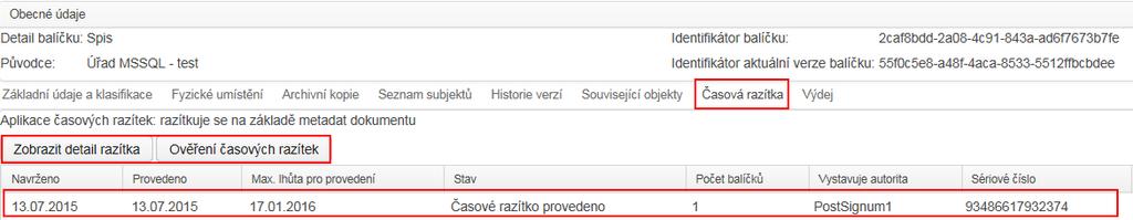 Uživatelská příručka SpS POU obr 121. Zobrazení nadřízených a podřízených objektů - spis 6.5.3.