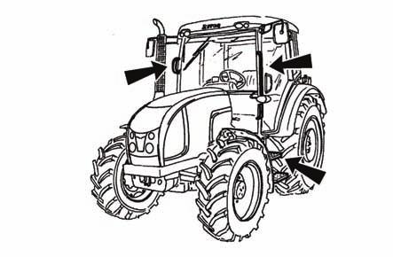 SEZNÁMENÍ S TRAKTOREM Uživatel traktoru je povinen seznámit se předem s doporučenými postupy a pokyny pro bezpečný provoz traktoru. Během provozu je již pozdě!