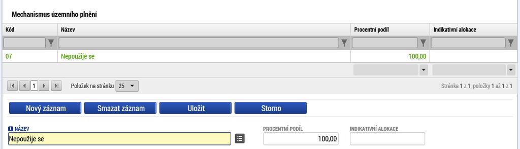 3.7 Lokalizace Blok Lokalizace se plní automaticky na základě vyplnění záložky Umístění. 3.