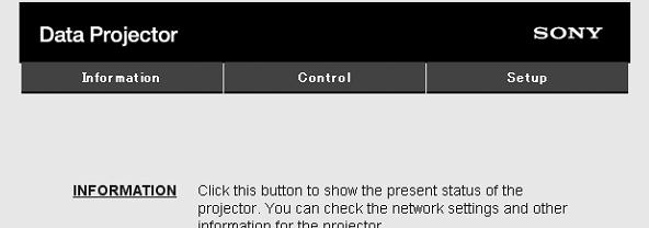 xxx.xxx.xxx (xxx.xxx.xxx.xxx: IP adresa projektoru) IP adresu projektoru můžete potvrdit v LAN Settings nabídky Connection/Power (strana 34).