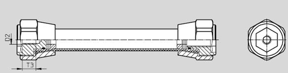 14: Fluidní sval MAS -MC-O- otevřený z jedné strany, bez omezení síly[2] 3.2.8.3 Tabulka rozměrů MAS -MO-O- a MAS -MC-O- Velikost Fluidního Ln D1 D2 svalu min. max.