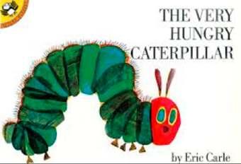 Very Hungry Caterpillar (Eric Carle) Nádherná kniha, se