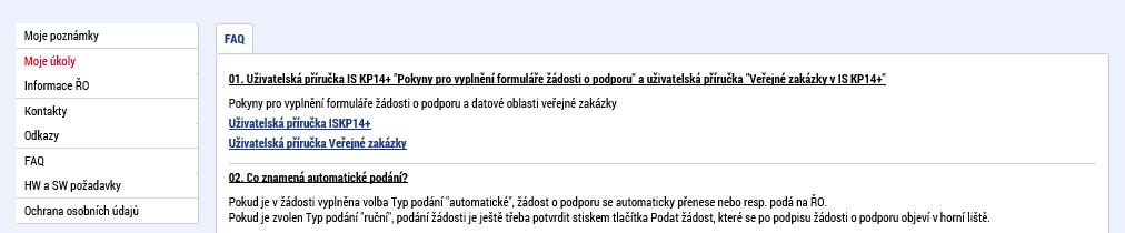 Doplňující pokyny pro vyplnění žádosti o podporu v rámci výzvy 04_16_039 (výzva č.