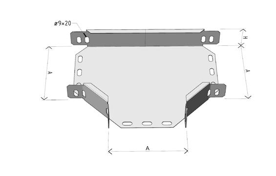 T-kus žlabu TL-R50 50 mm označení [mm] H [mm] t [mm] RD-331001 TL-R50 50/50 50 50 1, 0,300 1 RD-331003 TL-R50 100/50 100 50 1, 0,500 1 RD-33100 TL-R50 10/50 10 50 1, 0,600 1 RD-331005 TL-R50 160/50