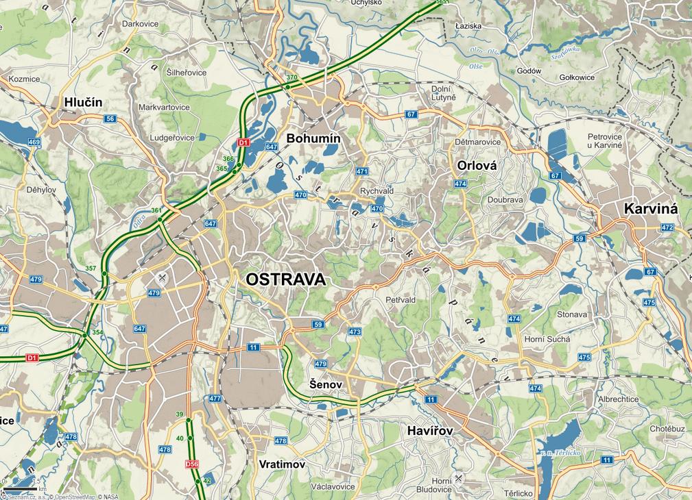 TECHNICKÉ SLUŽBY OCHRANY OVZDUŠÍ OSTRAVA spol. s r.o. 3. Vstupní údaje 3.1.