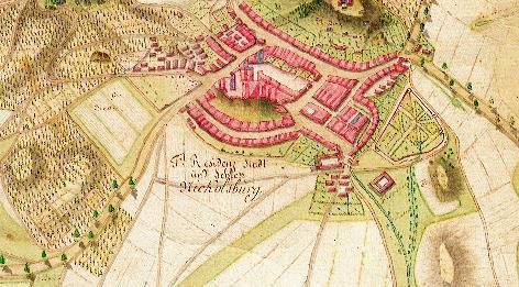 století Popis: Alej (1) je zakreslena již na mapě zachycující stav v roce 1675, která však byla překreslena dle předlohy až v roce 1802, na předloze z roku 1672 alej není patrná.