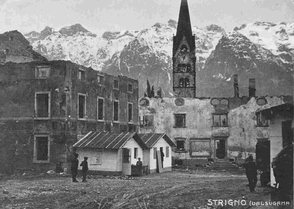 O něco později, 3. června 1915, dorazil se svými svěřenci do Vésky, která byla tenkrát obydlená převážně německým obyvatelstvem a patřila do dolanské farnosti, prof. P. Giuseppe Degasperi (nar.