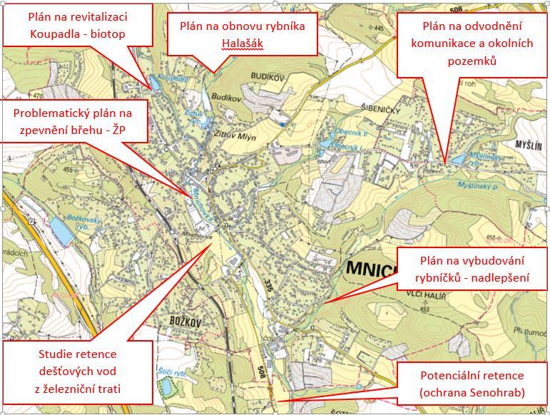 MNICHOVKA Mnichovice: Vedle problémů povodňového ohrožení je hlavním problémem odvádění dešťových vod obec leží v údolí