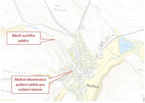 NUČICKÝ POTOK Nučice: Obec ohrožuje pravostranný přítok Nučického potoka Konojedský