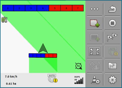 Existují tyto typy monitoru Lightbar: Monitor Lightbar v grafickém režimu Monitor Lightbar v textovém režimu Kromě monitoru Lightbar se na obrazovce zobrazuje směrová šipka, která ukazuje správný