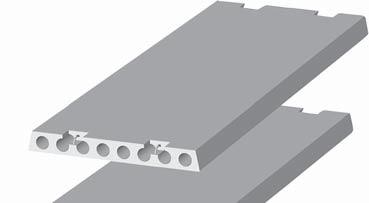 TYPY Desky se dodávají ve standardních délkách ve skladebné šířce 0 mm. Panely výšky 140, 160 a 190 mm se dodávají se skladebnou šířkou 600 nebo 1 200 mm.