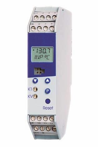 REGULOVÁNÍ A HLÍDÁNÍ TEPLOTY Teplotní omezovač ETB 100 s teplotním snímačem TF24 Teplotní omezovač ETB 100 udržuje teplotu procesní kapaliny v zařízení na požadované mezní hodnotě.