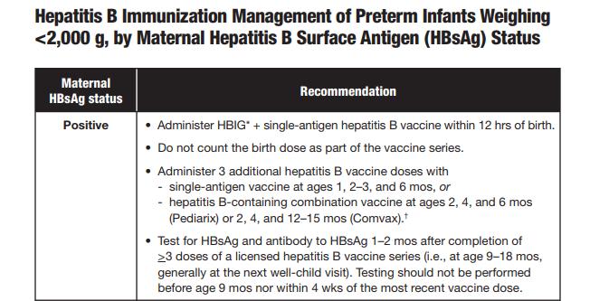 Prevention of Hepatitis B Virus Infection in the United States: Recommendations of the Advisory Committee on Immunization