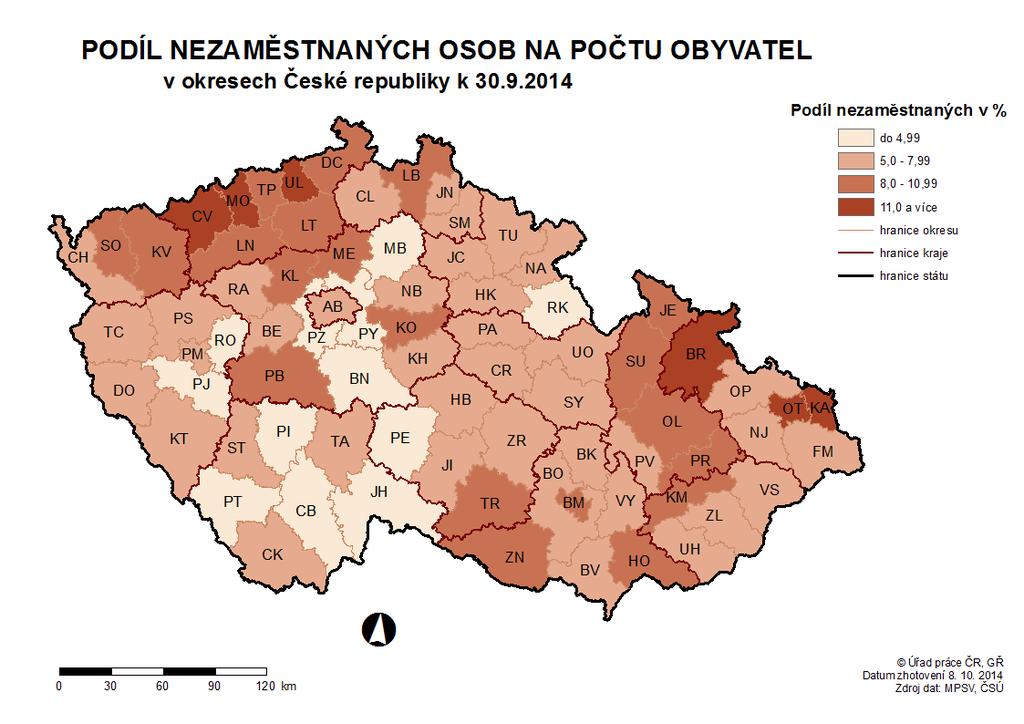 Měsíční zpráva o situaci a trhu práce Úřad