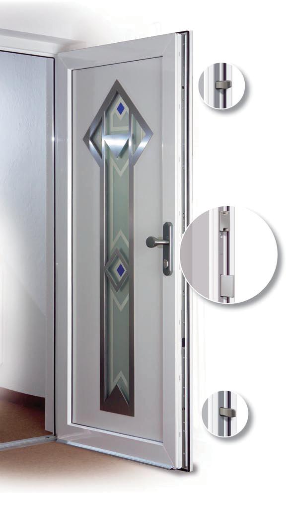S BEZPEČNOSTÍ VĚTŠÍ VÝBĚR Roto DoorSafe - inovované systémy vícenásobného uzamykání Pod názvem Roto DoorSafe Vám nabízíme obsáhlý program systémů vícenásobného uzamykání, které splňují všechny