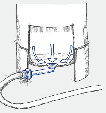 . Prima 8 a Hobby Exclusiv + Spirálová hadice (dlouhá 2,5 m) + Přetlakový ventil pro připojení ke kompresoru Filtr nečistot Rychlouzavírací