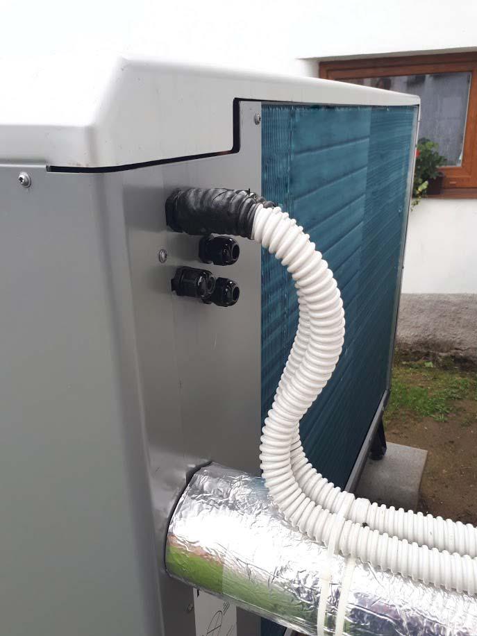 Požadavky na elektroinstalaci Součástí dodávky tepelného čerpadla je 15 m dlouhý komunikační kabel LiYCY (TP) 2x2x0.75 a 2 m* dlouhý flexibilní kabel pro napájení čerpadla ÖLFLEX 5G 4.