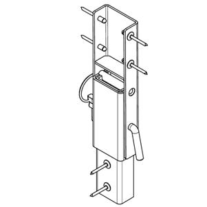 3.2.3. Sloupek středový lehký Al - kusovník TT-číslo Název Nákres 0311 620.000 Nástavec pro sloupek 80x35/60x30 a zajišť.