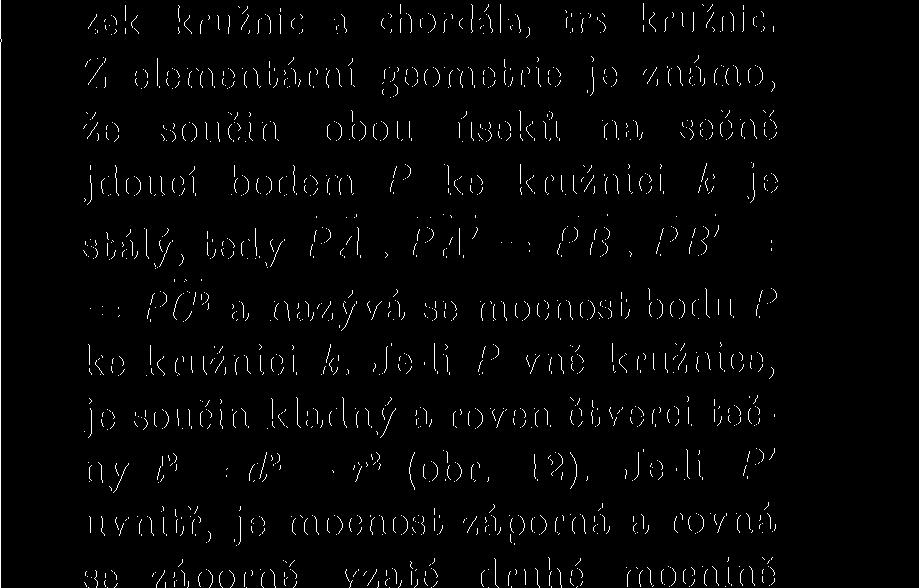 Jsou-li obě kružnice imaginární s poloměry r^i, r2i, nelze při reálném d hořejší rovnici vyhověti.