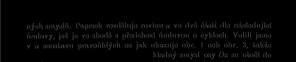 3 označeny strany znaménkem + neb u paprsků p, q, r.