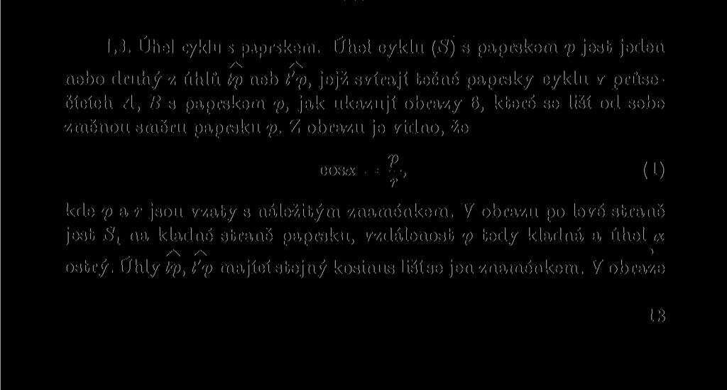 Rovnice (3), kde g je konstantní, vyjadřuje podmínku, aby paprsek (%, v, w) měl od bodu (x, y) konstantní vzdálenost.