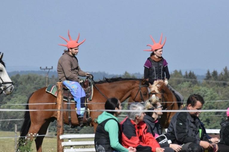 Ukázka výcviku a poslušnosti se šesti různými plemeny psů byla velmi poutavá a poučná.