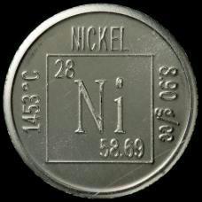 Nikl ρ = 8900 kg/m 3, T M = 1455 o C, fcc tvárný kov, dobrá korozní odolnost ferromagnetický Využití chrom-niklové austenitické korozivzdorné oceli povrchové úpravy