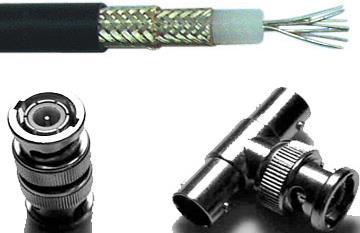 Vodivé opletení představuje rozprostřený vodič, jehož podélná osa je shodná s osou vnitřního vodiče proto označení koaxiální (tj. souosý) kabel.