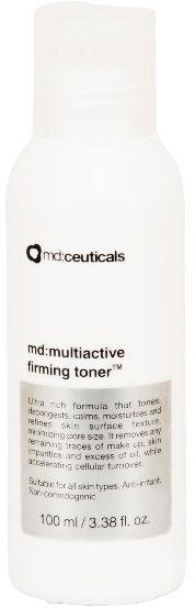 cleanser TM. Oblast tonizujte pomocí přípravku md:multiactive firming toner TM.