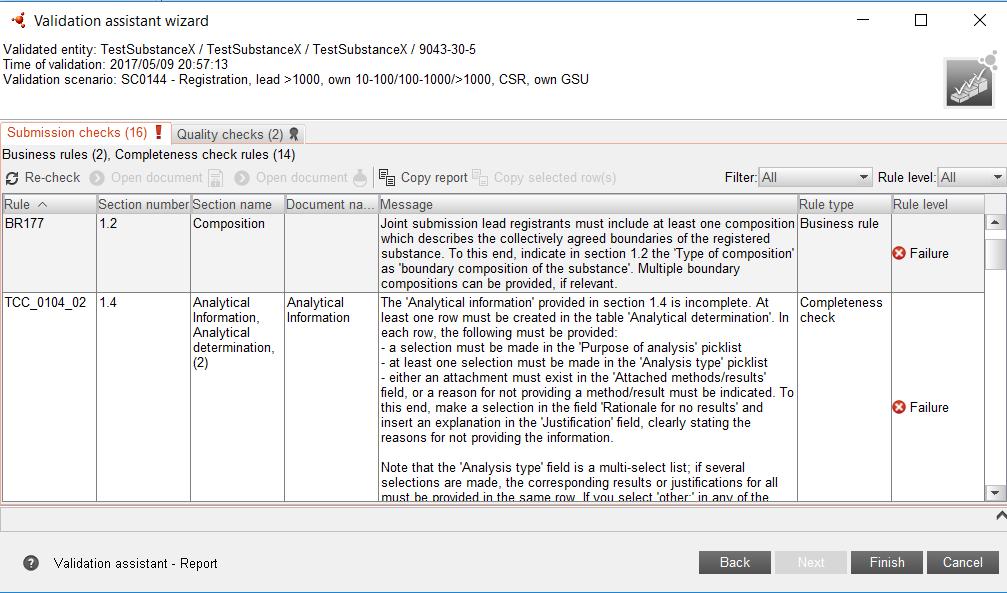 Slide 20 Validation Assistant Correct all the submission checks: both