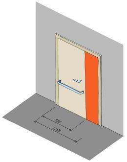 dvoukřídlé dveře - Křídlo vstupních dveří musí umožňovat