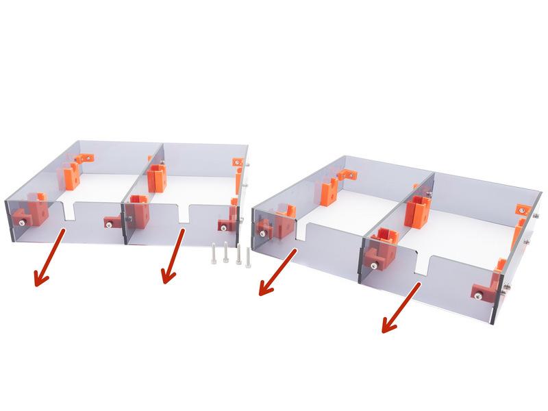 Step 11 Propojení držáků filamentu (VOLITELNÉ) V případě, že jste si objednali Multi Material upgrade