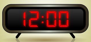 3. PO SOBĚ JDOUCÍ ČÍSLA Digitální hodiny ukazují 24hodinový čas. Čtyři hodiny odpoledne tedy ukazují jako 16:00 hodin, čtyři hodiny ráno jako 04:00.