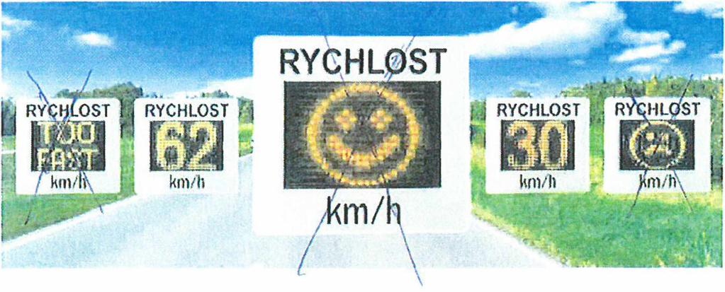 Popis ukazatele rychlosti GR334, Ukazatel rychlosti GR33-L je určen k informování přijíždějícího řidiče o jeho aktuální rychlosti a to za účelem dodržování v daném úseku max. povolené rychlosti.