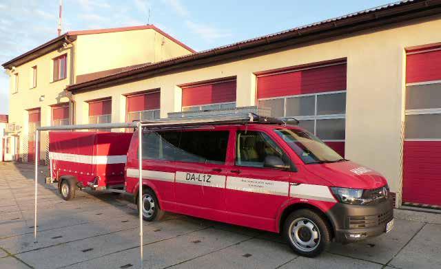 Po více než 40 letech obdržela jednotka sboru dobrovolných hasičů města Trhové Sviny nový vůz do svého užívání a to DA-L1Z Volkswagen Transporter T6 4Motion včetně přívěsného vozíku s plachtovou